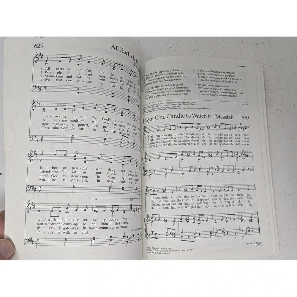 With One Voice Lutheran Hymnal Pew Edition 1995 Augsburg Softcover Worship